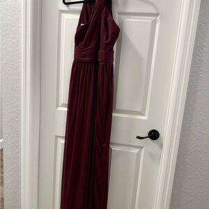david's bridal cross back bridesmaid dress Classic Simple Soft Satin Bridesmaid Dress La Divine 7469-A – Sparkly Gowns